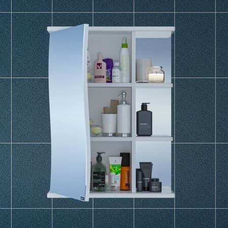 Зеркало-шкаф Санта Волна 55 левый 