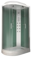 Душевая кабина Bas Кариба (белая стенка, рифленое стекло) Душевая кабина Bas Кариба (белая стенка, рифленое стекло)