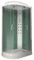 Душевая кабина Bas Кариба (белая стенка, рифленое стекло) 