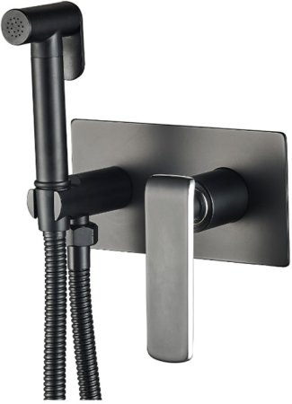 Гигиенический душ со смесителем Haiba черный (HB55548-7) 