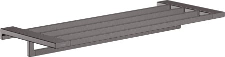 Полотенцедержатель Hansgrohe AddStoris 41751340 шлифованный черный хром 