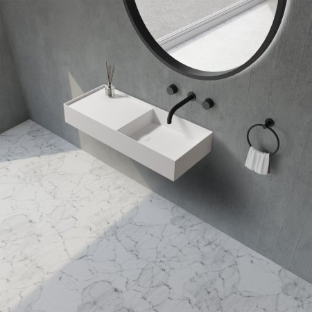 Раковина подвесная ABBER Stein AS2648 белая матовая 