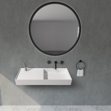 Раковина подвесная ABBER Stein AS2648 белая матовая 