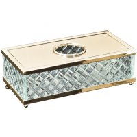 Салфетница Boheme Murano Cristal 10232 Золото