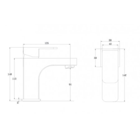 Смеситель для раковины Kaiser Sonat 34088-4 с гигиеническим душем Белый 