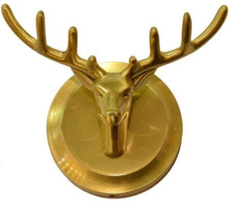 Двойной крючок Bronze de Luxe Royal 81152 Олень Бронза 