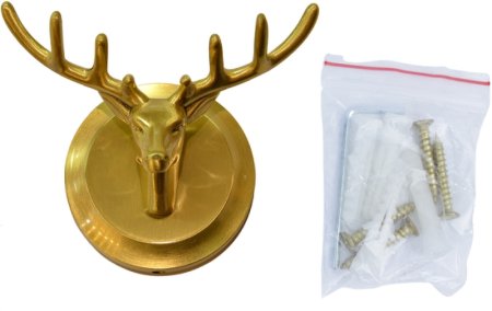 Двойной крючок Bronze de Luxe Royal 81152 Олень Бронза 