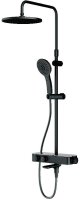 Душевая система AM.PM Inspire V2.0 F0750A522 с термостатом Черная матовая