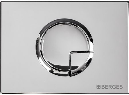 Инсталляция Berges Novum 040223 для унитаза с клавишей смыва Хром 