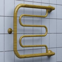 Полотенцесушитель водяной Ника Econ ПМ-1 50/50 с полкой бронза Полотенцесушитель водяной Ника Econ ПМ-1 50/50 с полкой бронза