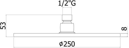 Верхний душ Paffoni Master Speciale ZSOF101CR 