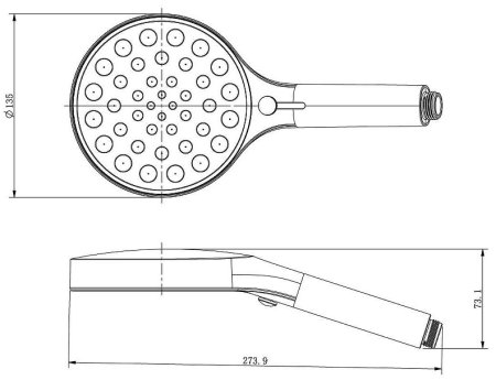 Душевая система Vincea Inspire VSFW-3I21T2MB с термостатом Черная матовая 