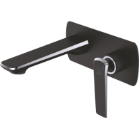 Смеситель для раковины встраиваемый Rose R13H R1341H, черный