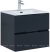 Тумба с раковиной Aquanet Алвита New 60 2 ящика, антрацит 