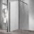 Душевая перегородка Vincea Walk-In 80 VSW-1H800CLB профиль Черный матовый стекло прозрачное 