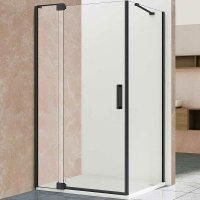 Душевой уголок Vincea Extra 120х90 VSR-1E111290CLB профиль Черный стекло прозрачное