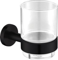 Стакан Aquanet 4584MB черный