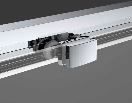 Душевой уголок Vincea Soft 100x90 VSR-3SO9010CL профиль Хром стекло прозрачное 