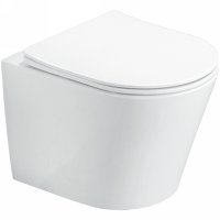 Унитаз Azario Atrio AZ-2330 подвесной Белый с сиденьем Микролифт Унитаз Azario Atrio AZ-2330 подвесной Белый с сиденьем Микролифт