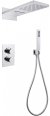Душевая система Abber Weiss Insel AF8052 с термостатом Хром 