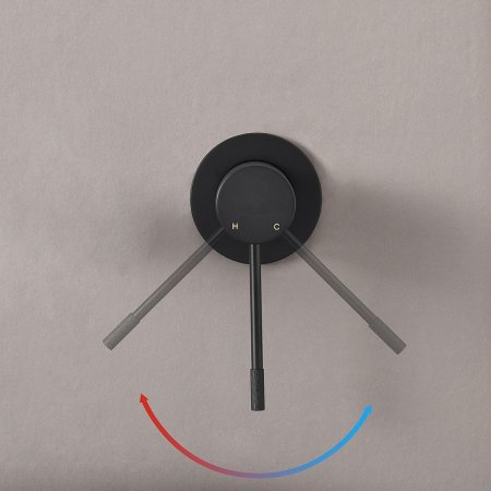 Смеситель для раковины Vincea Desire VBFW-1D1MB Черный матовый 