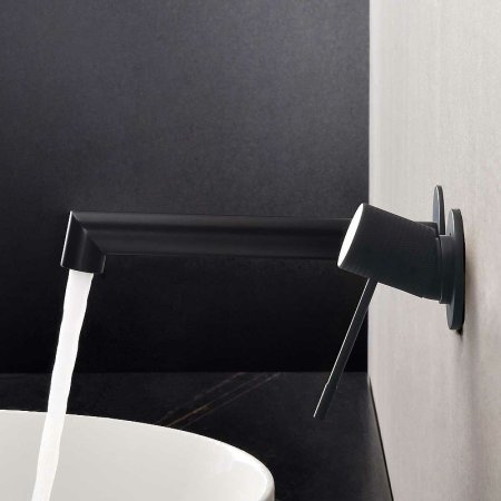 Смеситель для раковины Vincea Desire VBFW-1D1MB Черный матовый 