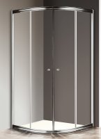 Душевой уголок Cezares Giubileo-R2-100 прозрачное стекло, хром + трап в подарок