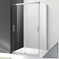 Душевой уголок Cezares Tandem Soft AH-2-120/90-P-Cr-R стекло punto