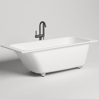 Ванна из искусственного камня Salini Orlanda 160х70 102025M Белая матовая