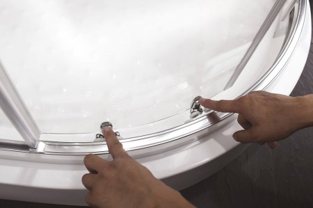 Душевой уголок Cezares Anima W RH 2 120/90 C Cr R с поддоном 