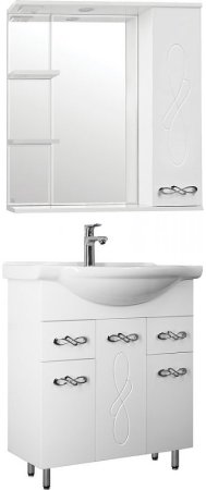 Тумба под раковину Style Line Венеция 75 ЛС-00002282 Белый глянец 