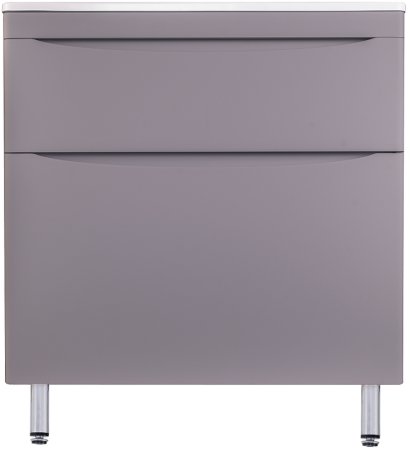 Тумба под раковину Style Line Бергамо 80 СС-00002315 Серая антискрейтч 