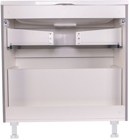 Тумба под раковину Style Line Бергамо 80 СС-00002315 Серая антискрейтч 