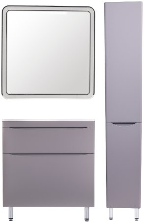 Тумба под раковину Style Line Бергамо 80 СС-00002315 Серая антискрейтч 