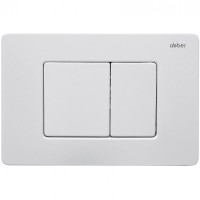 Клавиша смыва Abber AC0120MW Белая матовая