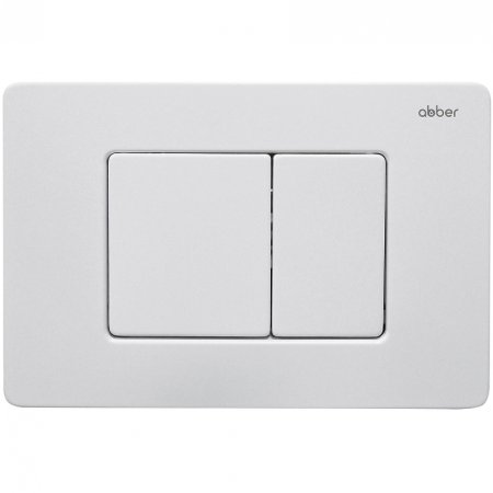 Клавиша смыва Abber AC0120MW Белая матовая 
