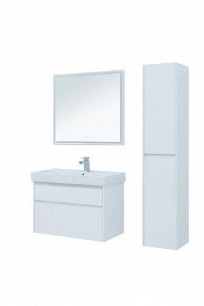 Мебель для ванной Aquanet Nova Lite 90 белый (2 ящика) 