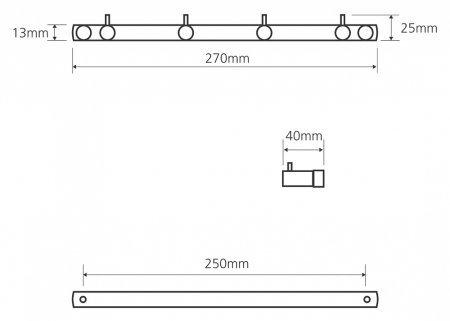 Крючок Bemeta Omega 104606102 