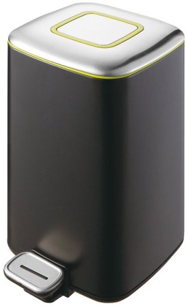 Ведро для мусора WeltWasser Mila BL 12L педальное 10000001059 Черное 