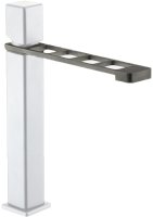 Смеситель для раковины Webert ONE-X OX830402741, белый/сталь