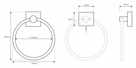 Полотенцедержатель Bemeta Beta 132104062 