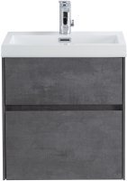 Тумба с раковиной BelBagno PIETRA MINI-500AS-2C-SO-SCM Stucco Cemento