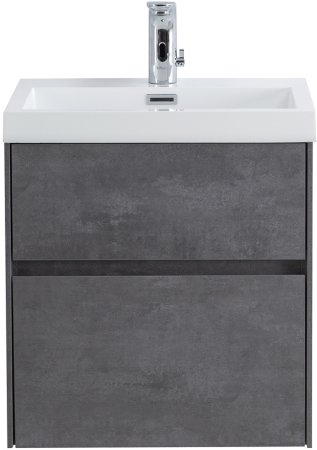 Тумба с раковиной BelBagno PIETRA MINI-500AS-2C-SO-SCM Stucco Cemento 