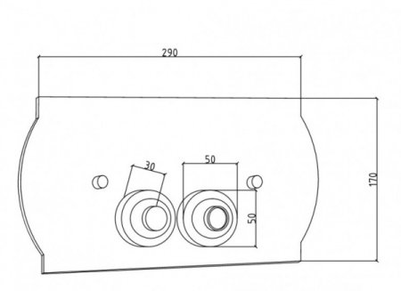 Кнопка смыва Boheme Imperiale 652 золото 