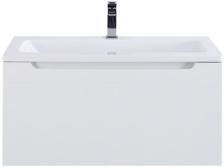 Тумба с раковиной BelBagno ETNA39-800/390-2C-SO-BL-P Bianco Lucido