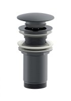 Донный клапан для раковины WONZON & WOGHAND, Темный графит (WW-88SS09-BGM)