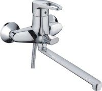 Смеситель однорычажный для ванны длинный излив HAIBA HB2265 хром