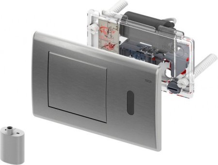 Кнопка смыва TECE Planus 6 V-Batterie 9240350 сатин 