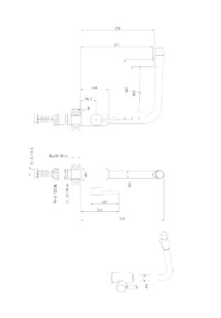 Смеситель для кухни из нержавеющей стали с фильтром для питьевой воды HAIBA HB70301 нержавеющая сталь 