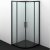 Душевой уголок WasserKRAFT Dill 61S01 профиль черный 